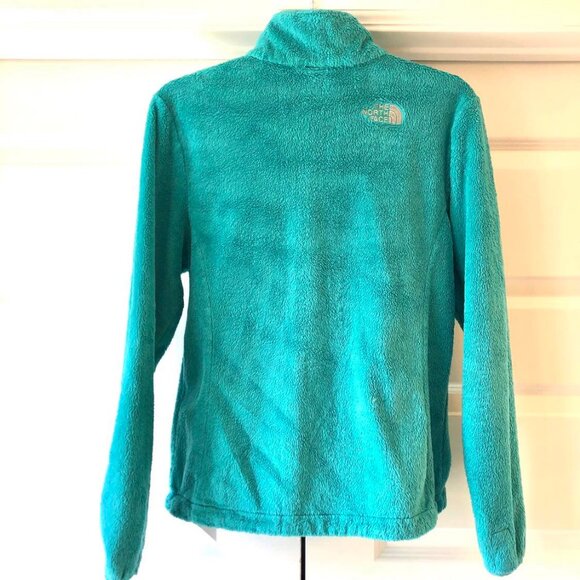THE NORTH FACE Osito Silken Fleece Full-Zip Jacket Teal S MSRP $100 - Picture 5 of 7